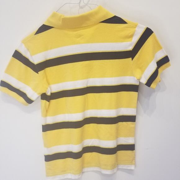 Cherokee Ultimate Polo Boys Collared T-Shirt Lightweight Stripped T-Shirt Size M - Picture 5 of 6